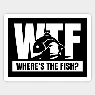 Where's the fish fun design. Sticker